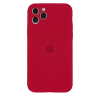 Чехол Silicone Case Full Camera на iPhone 11 Pro Max China red